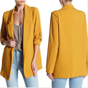 Lush Mustard Novak Crepe Blazer XS-M